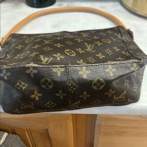 Vintage. Louis Vuitton Monogram Brown Shoulder Bag